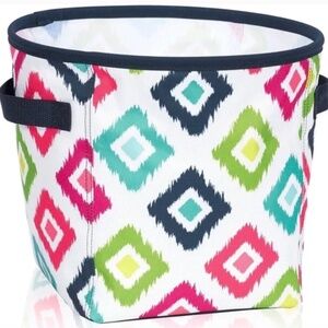 💰FINAL PRICE DROP💰NWT Thirty One Mini Storage Bin Candy Corners Print